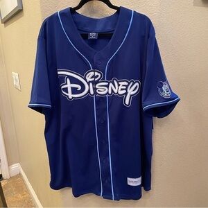 NWT~DISNEY 2022 Expo D23 Exclusive Mickey Mouse 23 Baseball Blue Jersey Size XL